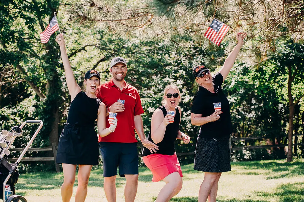 Group of people celebrating