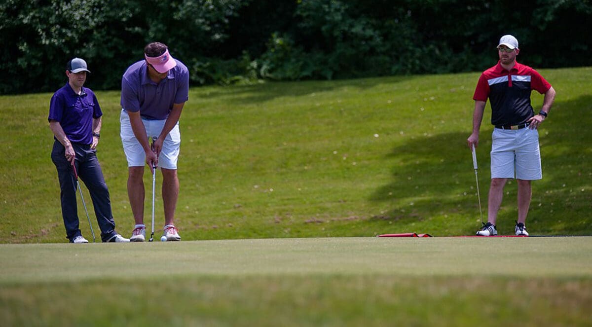 Golfing at Birnamwood Golf Course, Burnsville, Minnesota