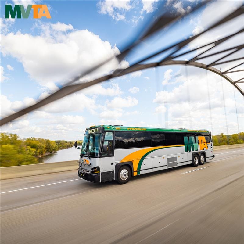 Bus from Minnesota Valley Transit Authority, Burnsville, Minnesota